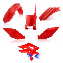Kit plastice Powerflow Honda CRF 450R 17-21 Cycra Rosu