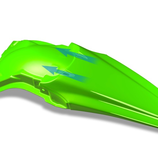 Aripa spate Powerflow Kawasaki KX Cycra Verde