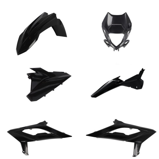 Kit complet plastice Beta X-Pro 23-24 Cycra Negru