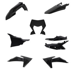 Kit complet plastice CompKit KTM EXC 450 24-25 Cycra Negru