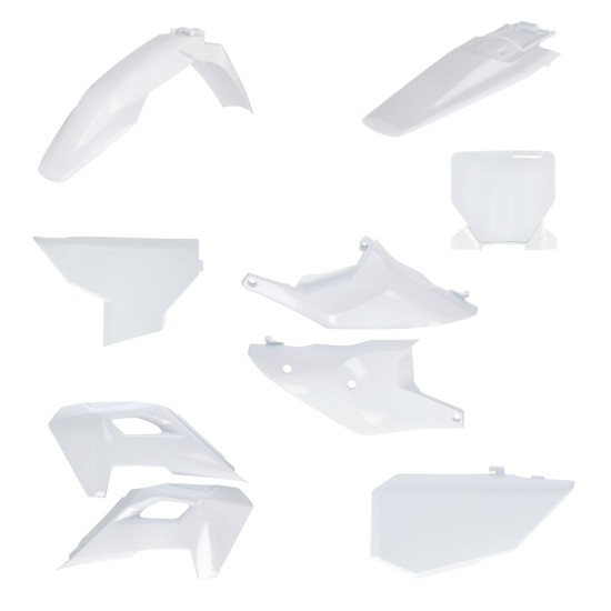 Kit complet plastice CompKit Husqvarna TC/FC 23-24 Cycra Alb 2