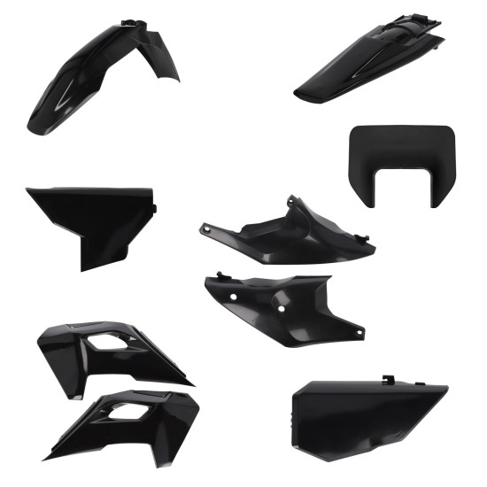 Kit complet plastice CompKit Husqvarna TE/FE 24-25 Cycra Negru
