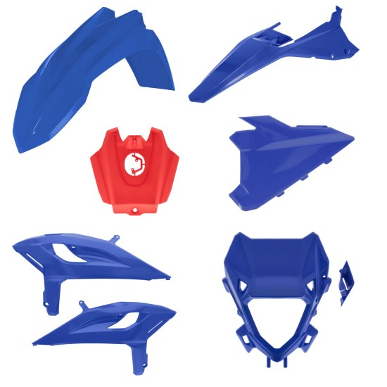 Kit complet plastice Beta X-Pro 25-26 Cycra Albastru/Rosu