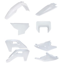 Kit complet plastice CompKit Husqvarna TE/FE 26-27 Cycra Alb 2