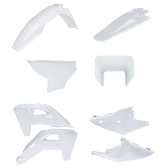 Kit complet plastice CompKit Husqvarna TE/FE 26-27 Cycra Alb 2