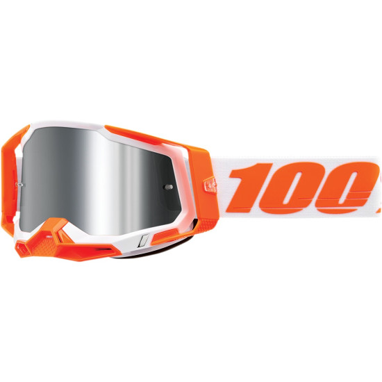 Ochelari 100% Racecraft Orange Mirror Silver Flash