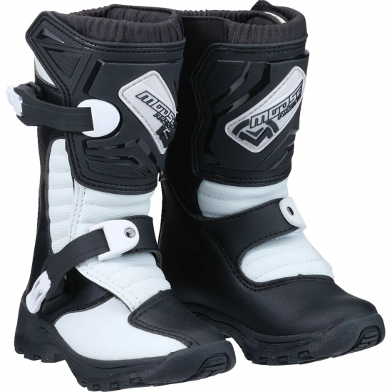 Cizme copii Moose Racing Mini M1.3 White Black