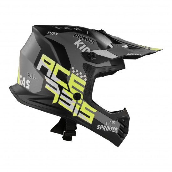 Casca copii Acerbis Profile Yellow Neon Black