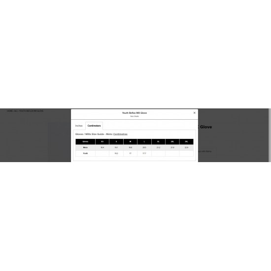 Manusi copii FXR Reflex Black White