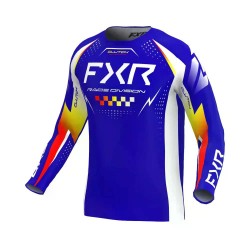 Tricou copii FXR Clutch MX26 Royal Yellow Red