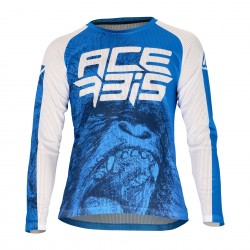 Tricou copii Acerbis MX J-Windy Two Vented Blue White