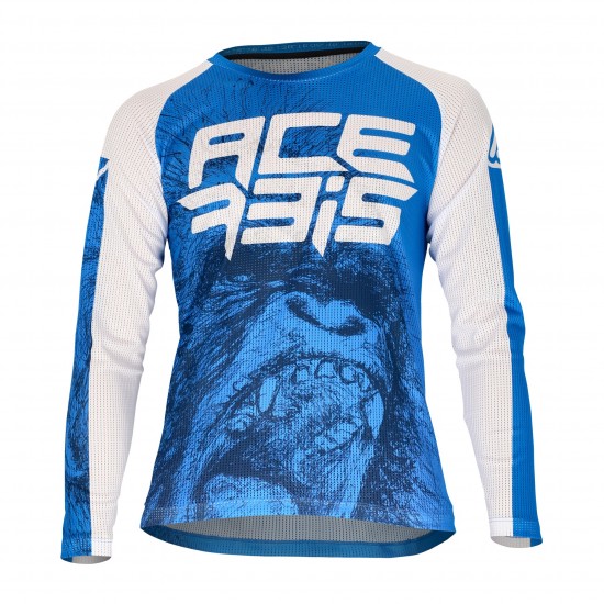Tricou copii Acerbis MX J-Windy Two Vented Blue White