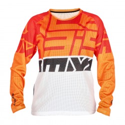 Tricou copii Acerbis MX J-Windy Four Vented Orange White