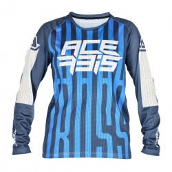 Tricou copii Acerbis MX J-Windy Blue White