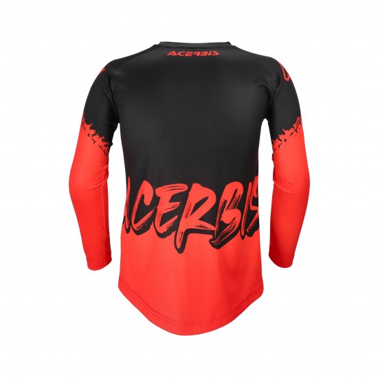 Tricou copii Acerbis MX Liniar Black Red Tricou copii Acerbis MX Liniar Black Red