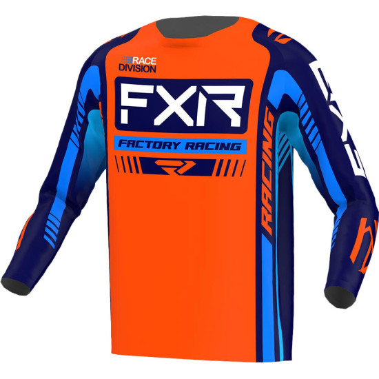 Tricou FXR Clutch Pro Orange Navy