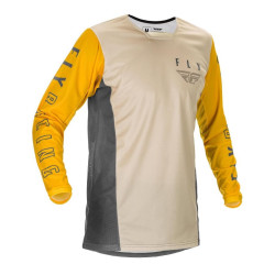 Tricou Fly Racing Kinetic K121 Grey Yellow Tricou Fly Racing Kinetic K121 Grey Yellow