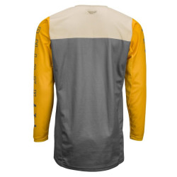 Tricou Fly Racing Kinetic K121 Grey Yellow Tricou Fly Racing Kinetic K121 Grey Yellow