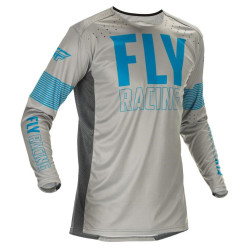 Tricou Fly Racing Lite Grey Blue Tricou Fly Racing Lite Grey Blue