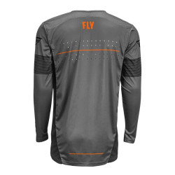 Tricou Fly Racing Lite Grey Orange Tricou Fly Racing Lite Grey Orange