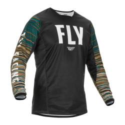 Tricou Fly Racing Kinetic Wave Black Rum Tricou Fly Racing Kinetic Wave Black Rum