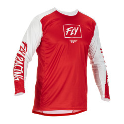 Tricou Fly Racing Lite Red White Tricou Fly Racing Lite Red White