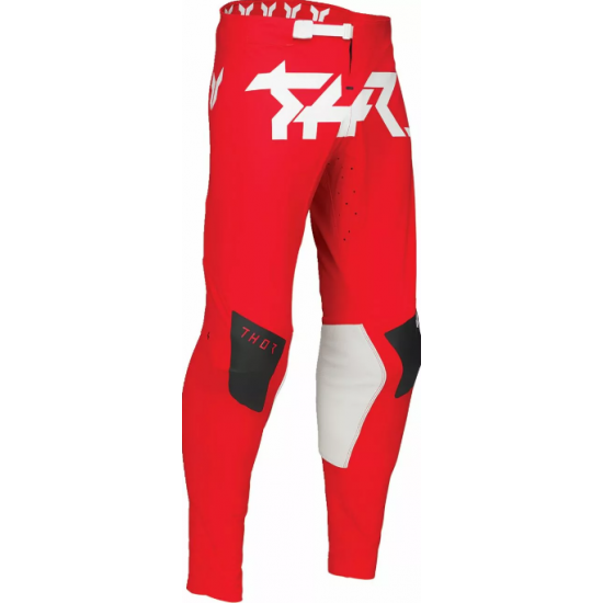 Pantaloni Thor Sportmode Riot  rosu/alb