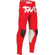 Pantaloni Thor Sportmode Riot  rosu/alb