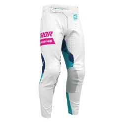 Pantaloni Thor Lanuchmode Bleach White Aqua