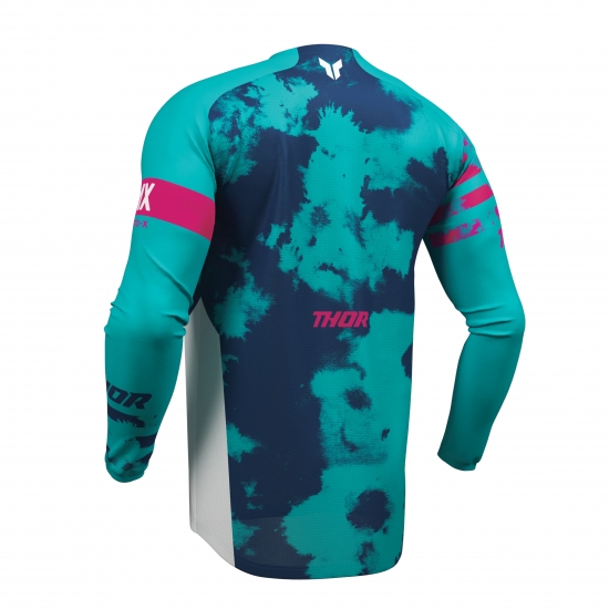 Tricou Thor Launchmode Bleach White Aqua Tricou Thor Launchmode Bleach White Aqua