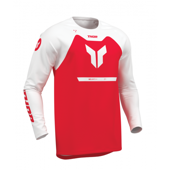 Tricou Thor Ridemode Menace Red White Tricou Thor Ridemode Menace Red White