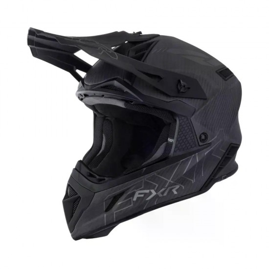 Casca snow FXR Helium Carbon Fidlock Black