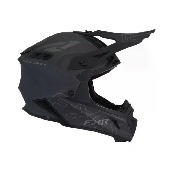 Casca snow FXR Helium Carbon Fidlock Black