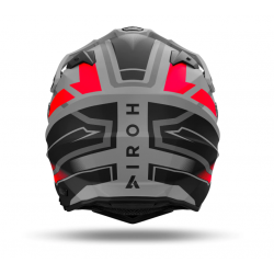 Cască Commander 2 Mavick Gri/Rosu Mat