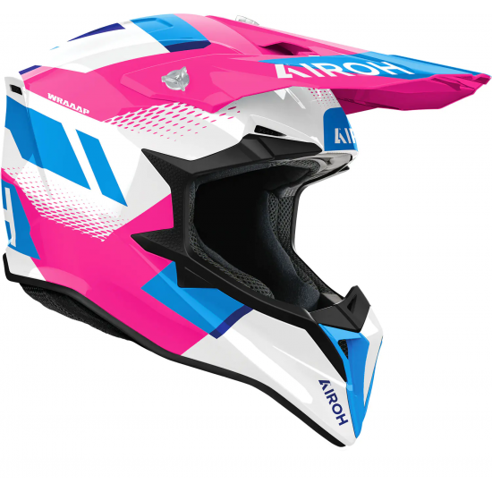 Casca Airoh Wraap Vision Pink Gloss Casca Airoh Wraap Vision Pink Gloss