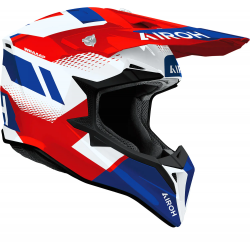 Casca Airoh Wraap Vision Red Blue Gloss Casca Airoh Wraap Vision Red Blue Gloss