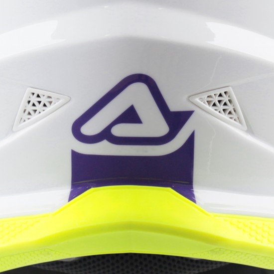 Casca Acerbis T711 White Purple