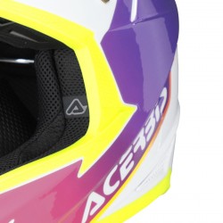 Casca Acerbis T711 White Purple Casca Acerbis T711 White Purple