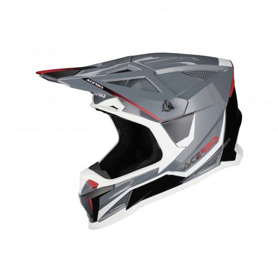 Casca Acerbis T711 Grey Black