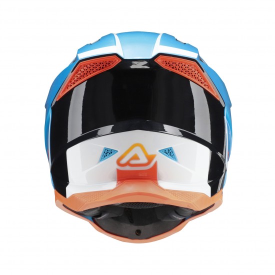 Casca Acerbis T711 Light Blue Orange