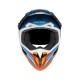 Casca Acerbis T711 Light Blue Orange