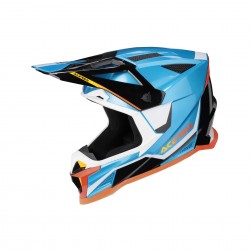 Casca Acerbis T711 Light Blue Orange Casca Acerbis T711 Light Blue Orange