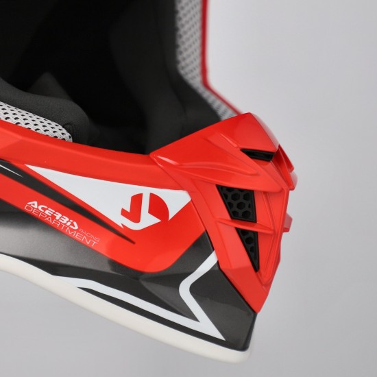 Casca Acerbis Linear 2206 Grey Red Casca Acerbis Linear 2206 Grey Red