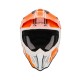 Casca carbon Acerbis Airstrike Orange White Casca carbon Acerbis Airstrike Orange White