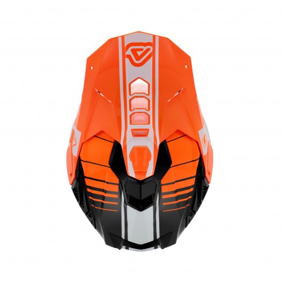 Casca carbon Acerbis Airstrike Orange White Casca carbon Acerbis Airstrike Orange White