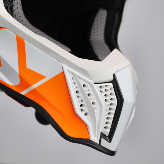 Casca carbon Acerbis Airstrike Orange White Casca carbon Acerbis Airstrike Orange White