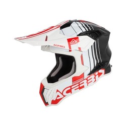 Casca carbon Acerbis Airstrike White Red Casca carbon Acerbis Airstrike White Red