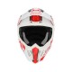 Casca carbon Acerbis Airstrike White Red Casca carbon Acerbis Airstrike White Red