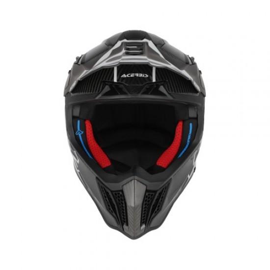 Casca carbon Acerbis Airstrike Black White Casca carbon Acerbis Airstrike Black White