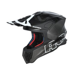 Casca carbon Acerbis Airstrike Black White Casca carbon Acerbis Airstrike Black White
